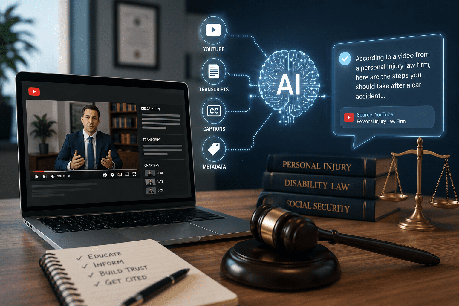 Why YouTube Is Becoming a Key Visibility Channel for Law Firms in the Age of AI