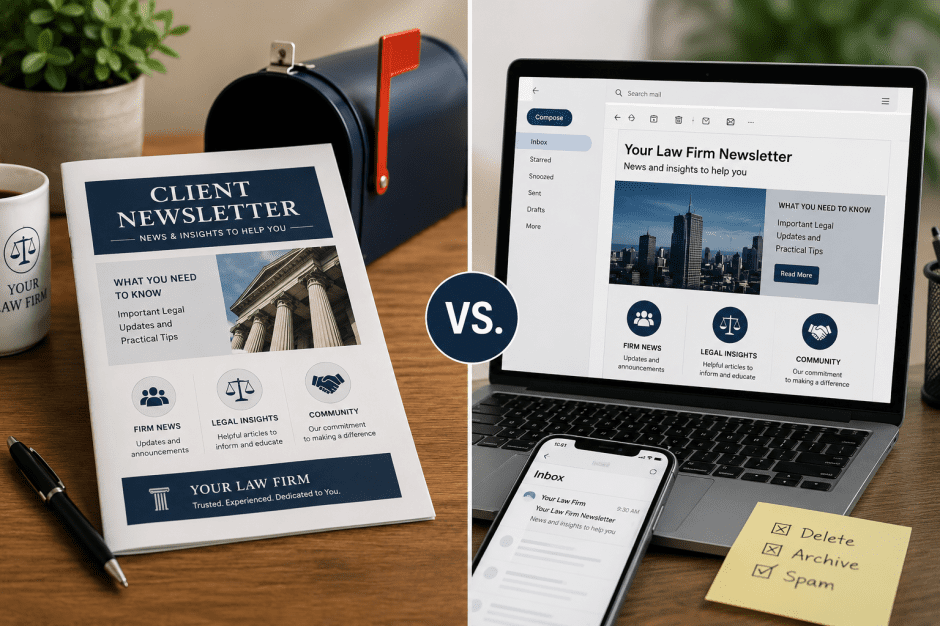 Newsletters:  To Print or Not to Print: That is the Question